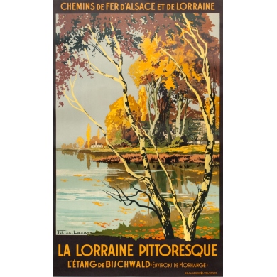 Vintage Travel Poster La Lorraine Pittoresque By Julien Lacaze