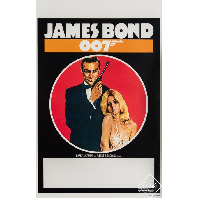 Affiche Ancienne James Bond Festival D United Artists