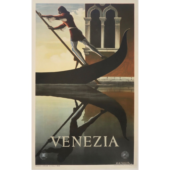 Vintage travel Venezia by Cassandre 1951