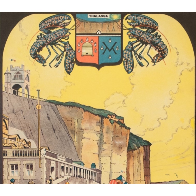 Affiche ancienne de voyage - Ch.Knorr - Circa 1925 - Menils Val - 99 par 63 cm - 2