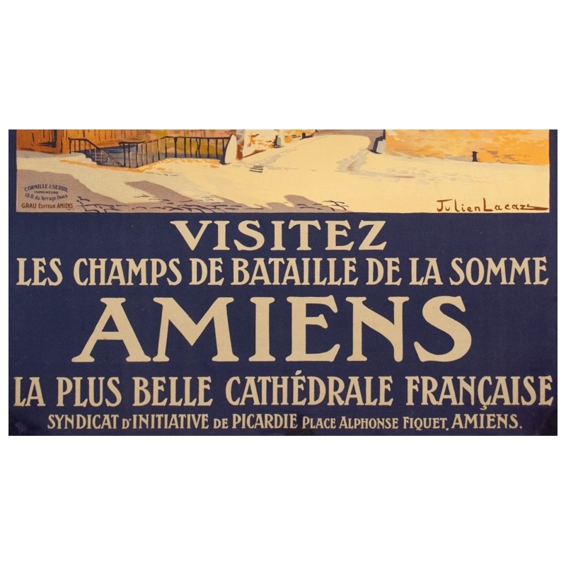 Affiche Vins & Patrimoine  Lotza - Affiches de voyage