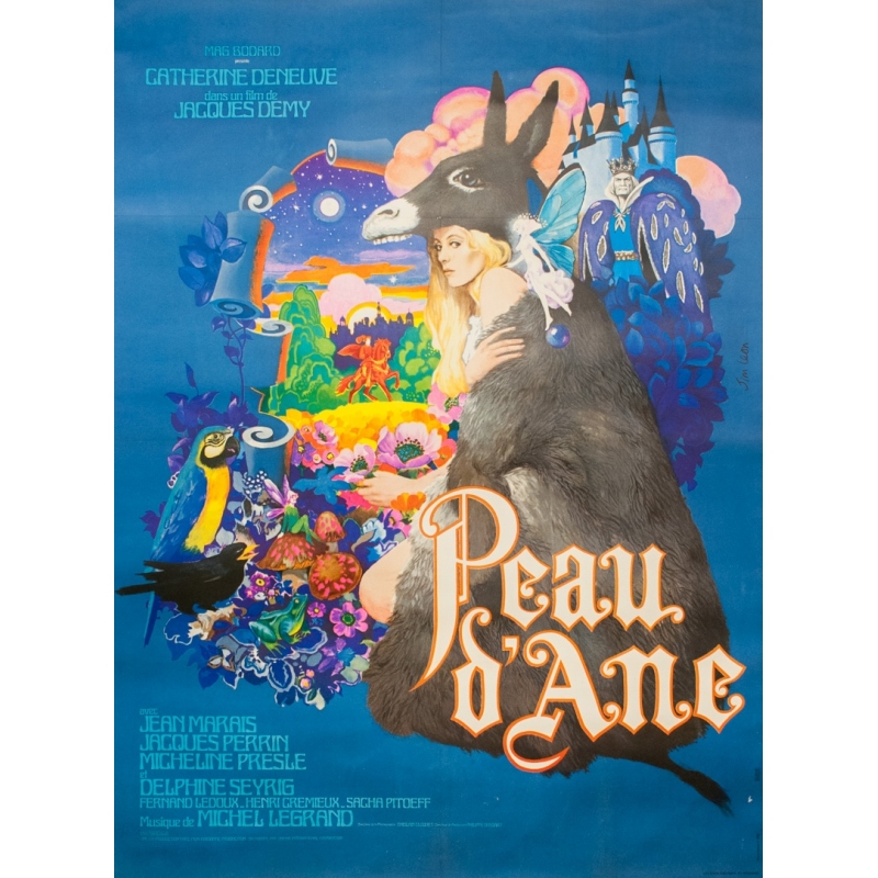 Vintage Movie Poster From 1970 Peau D Ane By Jim Leon