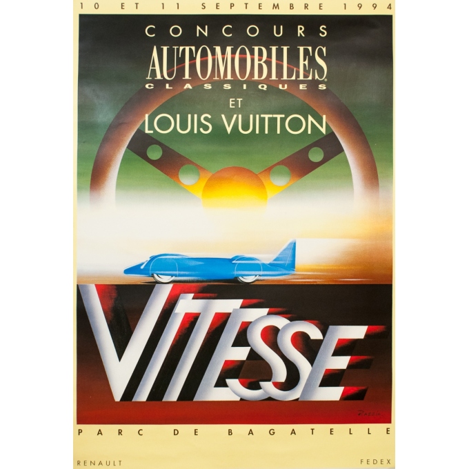 Razzia - Affiche Vintage Louis Vuitton Concours Automobiles - Catawiki