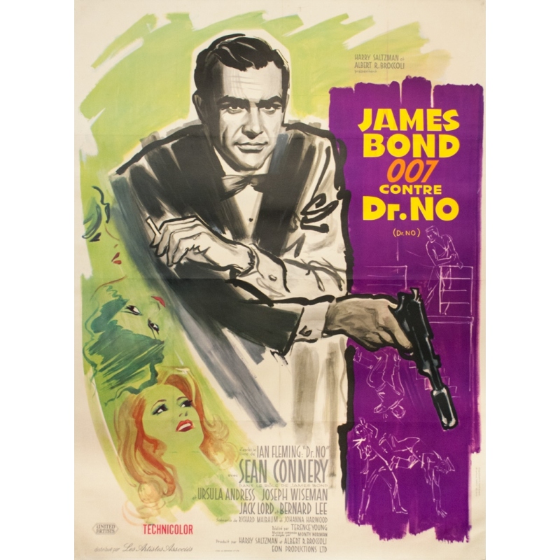 Vintage poster James Bond 007 Vs. Doctor NO - 1962