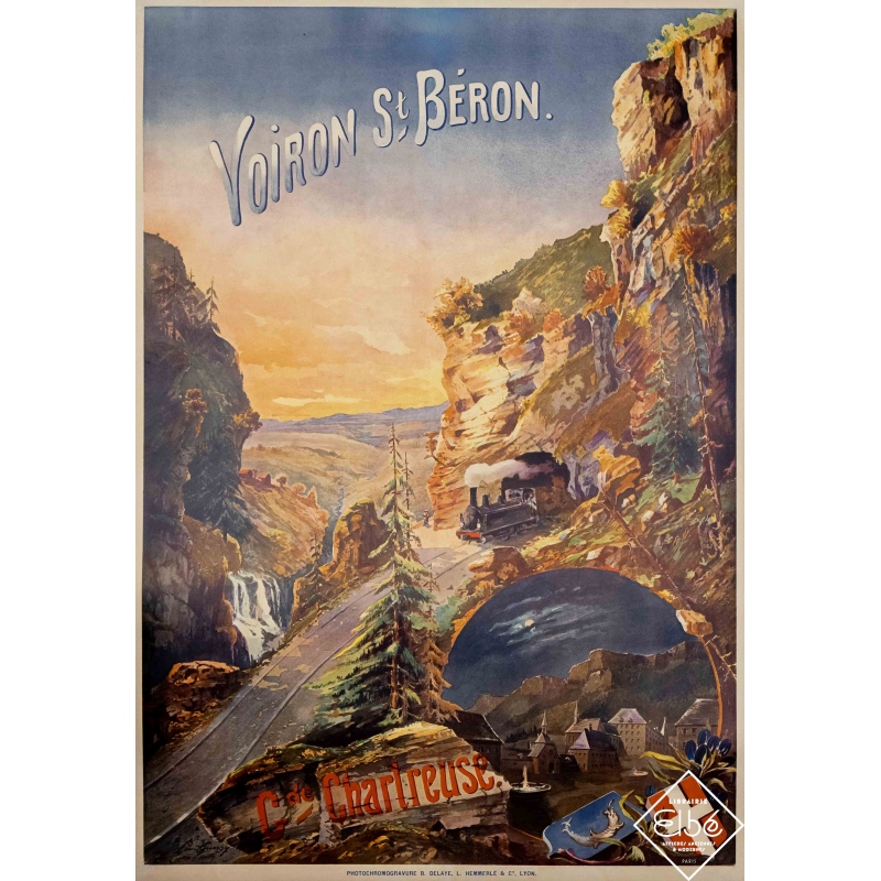 Affiche Vintage Rétro Road Trip Ailleurs - La Loutre Format 42 x