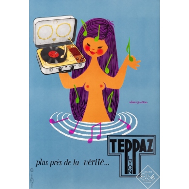 Vintage poster Et Saint-Tropez créa la Nioulargue 1993