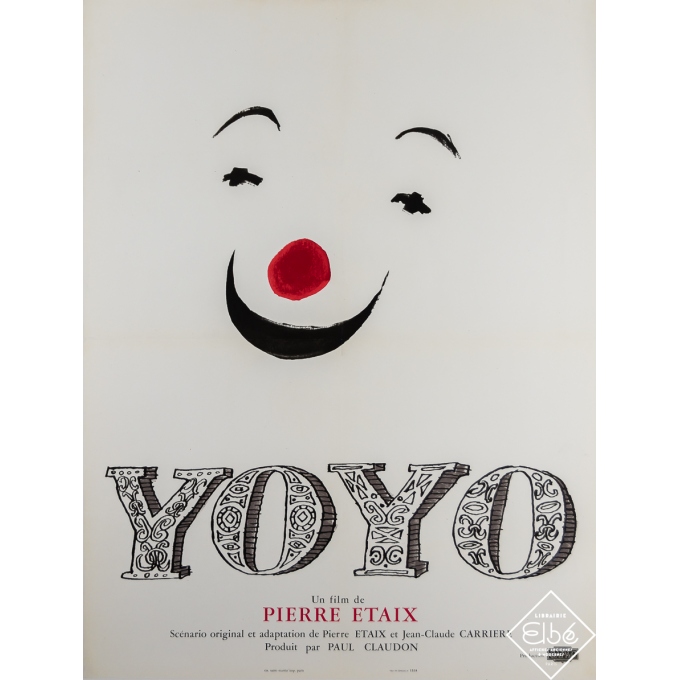 Affiche ancienne de film - YOYO - 1965 - 80 par 60 cm