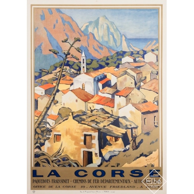 Affiche ancienne Foire Commerciale de Lille d'A. Dequene 1938