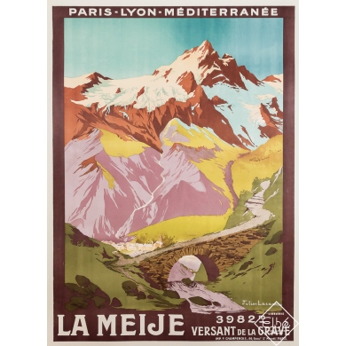 Original 1960s Travel Poster - FRANCE // Le Rhône et le Barrage 2024 de Donzère-Mondragon // Photo Ray Dalvert // 39