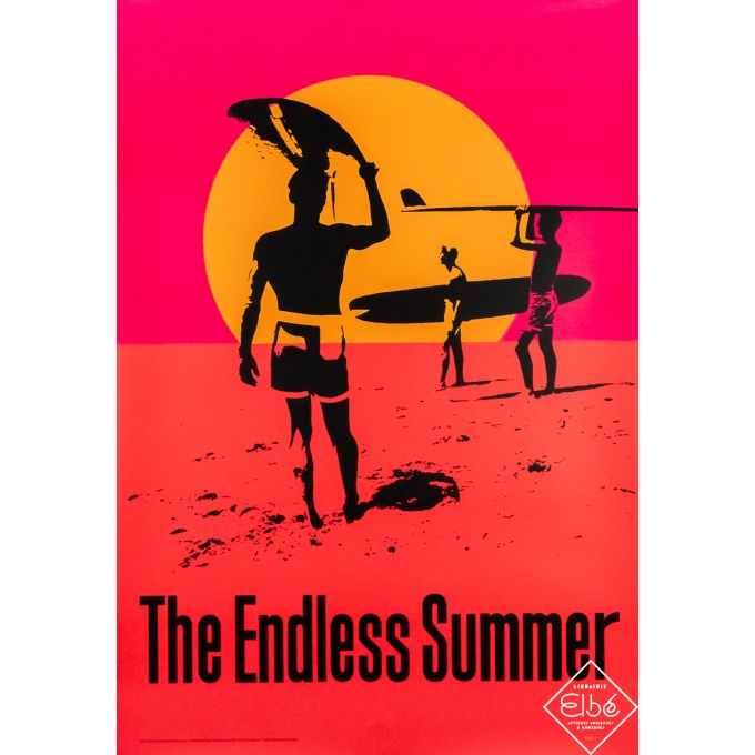 Sérigraphie originale - The Endless Summer - John Van Hamersveld - 2013 - 100 par 70 cm