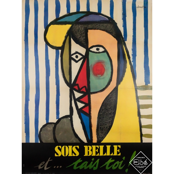 Affiche ancienne de film - Sois belle et... tais toi ! - Christian Broutin - 1958 - 160 par 120 cm