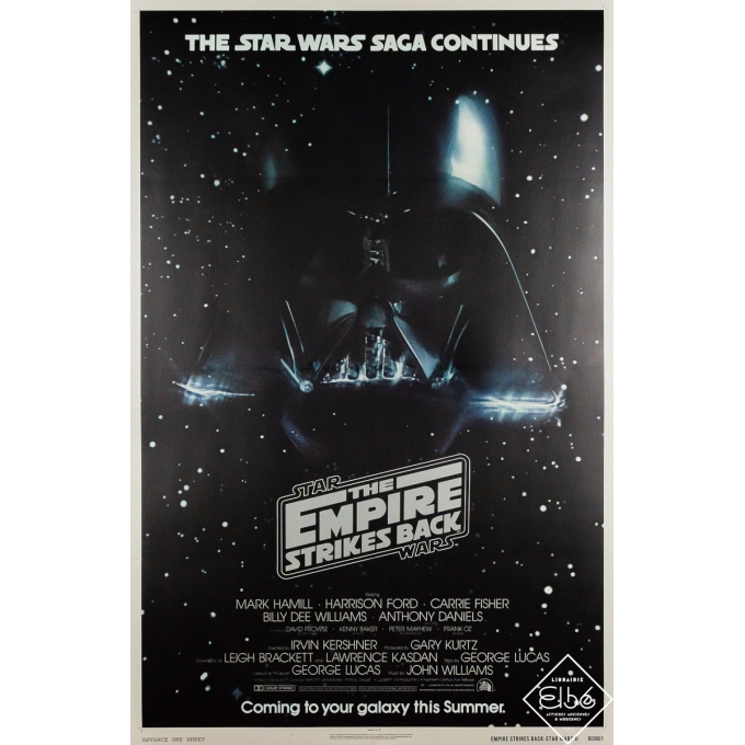 Original vintage poster The Empire Strikes back - Star Wars  - Tom Jung - 40.94 by 27.17 inches