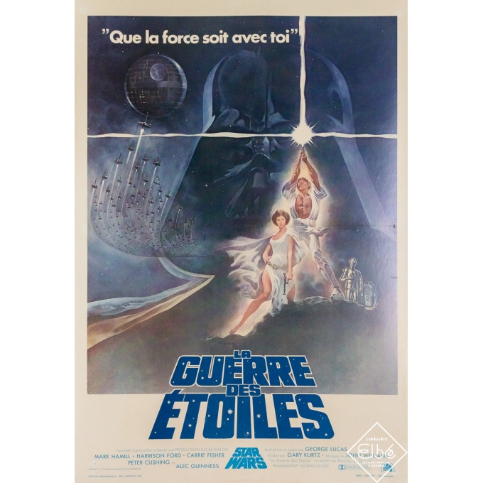 Original vintage movie poster La Guerre des étoiles  - Tom Young - 20.08 by 13.78 inches